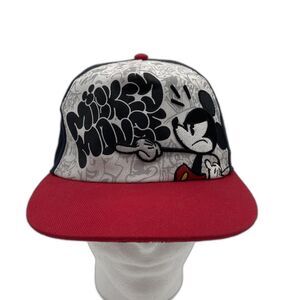 Disney Parks Angry Mickey Mouse Graffiti Magic Baseball Cap SnapBack  MM 28 hat